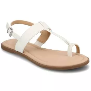 Женские сандалии Journee Gerra Flat, белый