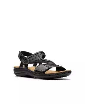 Женские сандалии Laurieann Faye на плоской подошве без застежки Clarks, красный