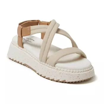 Женские сандалии на платформе Dearfoams Daylen, бежевый