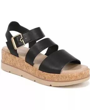Женские сандалии на платформе Once Twice Dr. Scholl's, черный