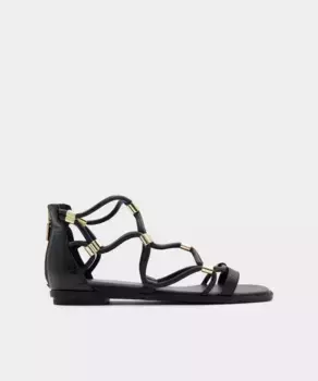 Женские сандалии на плоской подошве с квадратным носком Aldo, черный