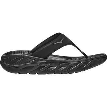 Женские сандалии Ora Recovery с флипами Hoka, черный