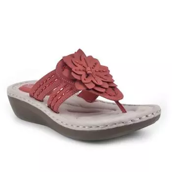 Женские сандалии-шлепанцы Cupcake Cliffs by White Mountain, цвет red/nubuck