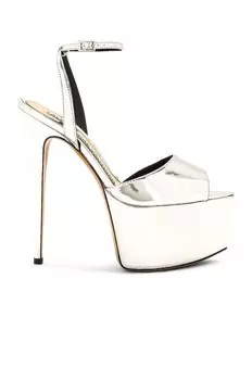 Женские сандалии Shooting 150 Sandal Alexandre Vauthier, серебряный