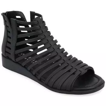 Женские сандалии Tru Comfort Foam Delilah из коллекции Journee, черный