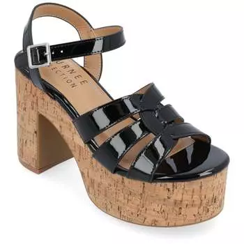 Женские сандалии Tru Comfort Foam Jania из коллекции Journee, черный