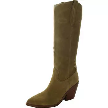 Женские сапоги Smash Pull On с острым носком до колена Nine West, цвет medium natural