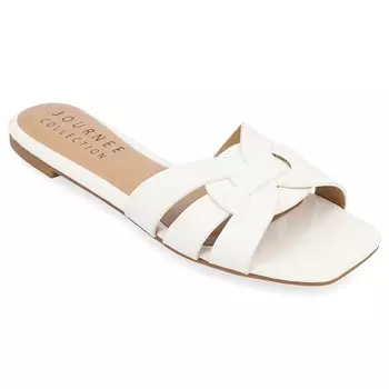 Женские шлепанцы Arrina Journee Collection, белый