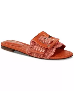 Женские шлепанцы Bambi с пряжкой из рафии Sam Edelman, оранжевый