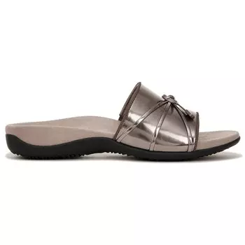 Женские шлепанцы Bella Vionic, цвет pewter/metallic synthetic