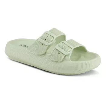 Женские шлепанцы Flexus by Spring Step Bubbles, цвет Light Green