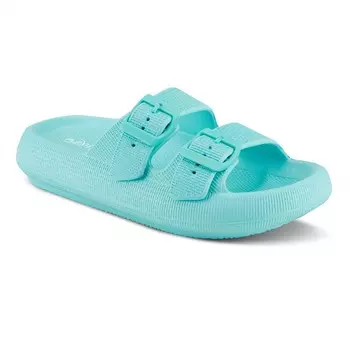 Женские шлепанцы Flexus by Spring Step Bubbles, цвет Turquoise