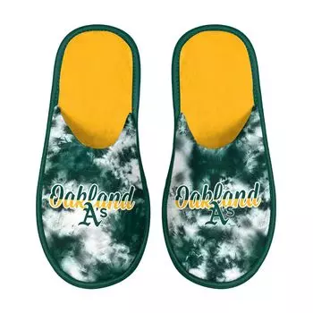 Женские шлепанцы FOCO Oakland Athletics Team Scuff