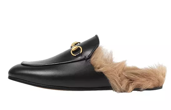 Женские шлепанцы Gucci Princetown