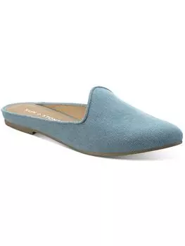 Женские шлепанцы из искусственной кожи Sun + Stone, цвет light denim