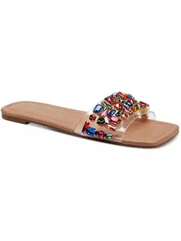 Женские шлепанцы на плоской подошве jillene Thalia Sodi, цвет Clear/Multi