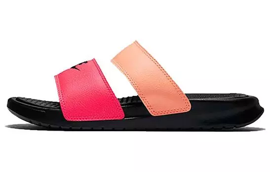 Шлепанцы и сланцы Nike Benassi Duo Ultra Slide 'Racer Pink Sunset Glow' Women's