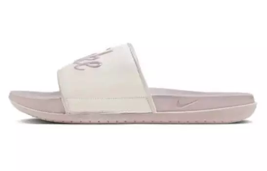 Женские шлепанцы Nike Offcourt, White/Purple