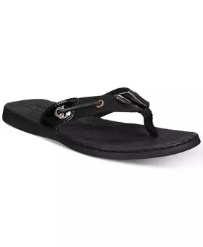 Женские шлепанцы с морской рыбой Sperry, черный
