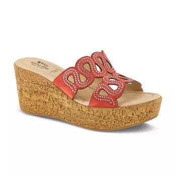 Женские шлепанцы Spring Step Mssteamy, цвет Red Suede
