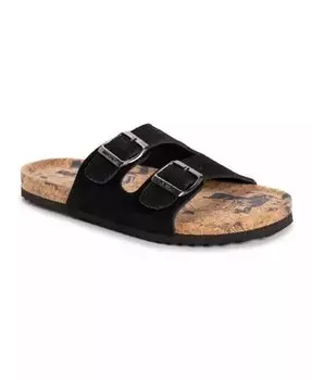 Женские шлепанцы Tessa Tera Turf с 2 ремешками MUK LUKS, черный