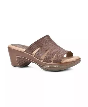 Женские шлепанцы Valora Clog White Mountain, коричневый
