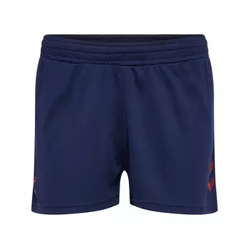 Женские шорты Hmlongrid Poly Shorts Wo HUMMEL, темный бордо