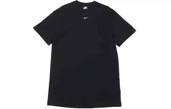 Женские шорты Nike, платье с рукавами, черный