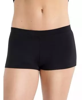 Женские шорты Team Basic для мальчиков с низкой посадкой Capezio, черный