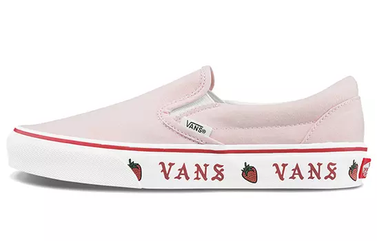 Слипоны Vans Classic Slip-On 'Sidewall Print - Strawberry'