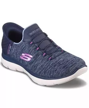 Женские слипоны Summits — повседневные кроссовки Dazzling Haze от Finish Line Skechers, мультиколор