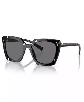 Женские солнцезащитные очки Signature Square, PR 23ZS PRADA, серый