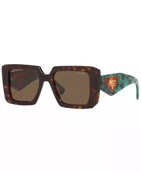 Женские солнцезащитные очки Symbole Square PRADA, черный