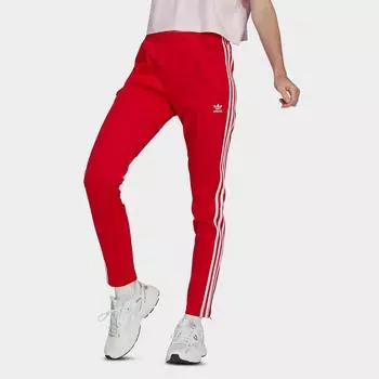 Женские спортивные штаны Adidas Originals Adicolor Superstar, красный