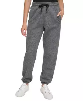 Женские спортивные штаны с завязками на талии Calvin Klein, цвет Black Heather