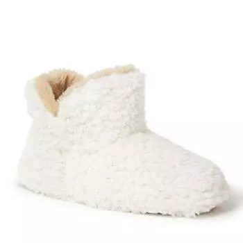 Женские тапочки-ботфорты Dearfoams Chelsea Shaggy Pile, цвет muslin