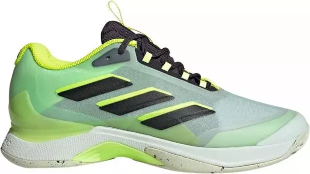 Женские теннисные кроссовки Adidas Avacourt 2, зеленый/черный