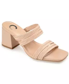 Женские тканые сандалии Natia Journee Collection