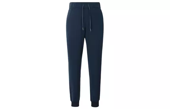 Женские трикотажные спортивные брюки On The Fly Lululemon, черный