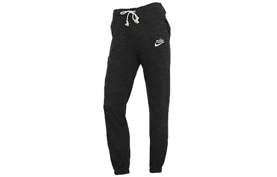 Женские трикотажные спортивные штаны Nike, цвет Black