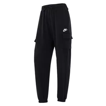 Женские трикотажные спортивные штаны Nike, цвет Black