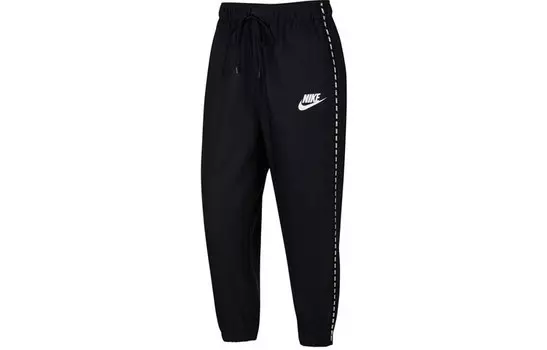 Женские трикотажные спортивные штаны Nike, цвет Black