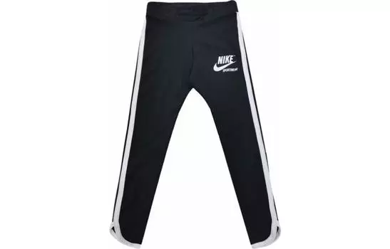 Женские трикотажные спортивные штаны Nike, цвет Black