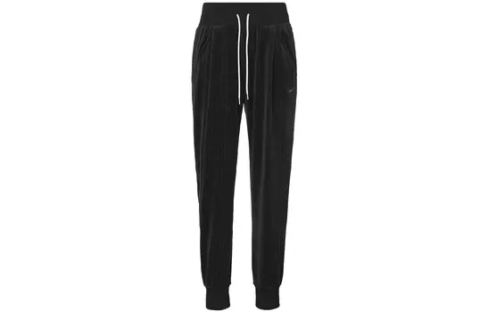 Женские трикотажные спортивные штаны Nike, цвет Black