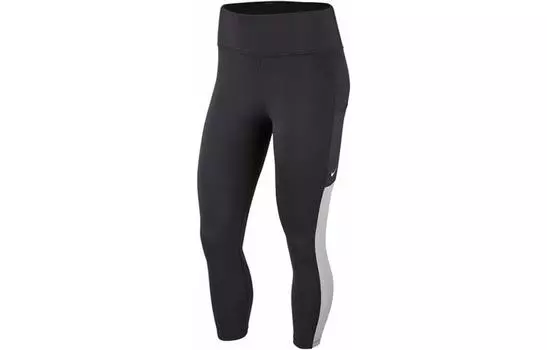 Женские трикотажные спортивные штаны Nike, цвет Black