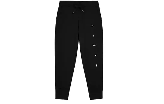 Женские трикотажные спортивные штаны Nike, цвет Black