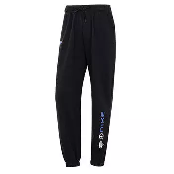 Женские трикотажные спортивные штаны Nike, цвет Black