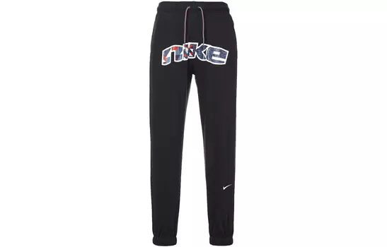 Женские трикотажные спортивные штаны Nike, цвет Black