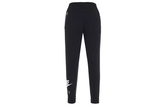 Женские трикотажные спортивные штаны Nike, цвет Black