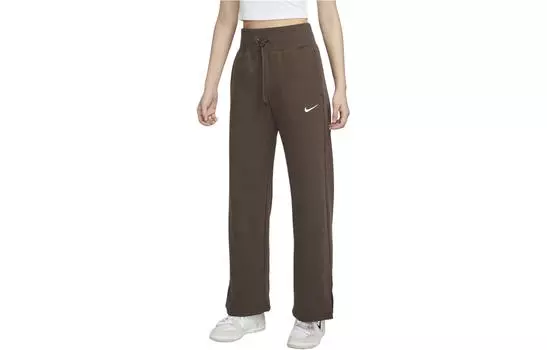 Женские трикотажные спортивные штаны Nike, цвет Brown